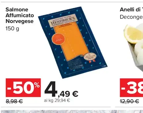 Salmone affumicato norvegese