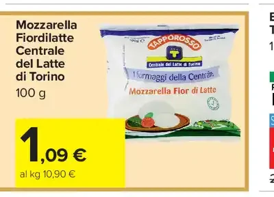 Mozzarella Fiordilatte Centrale del Latte di Torino