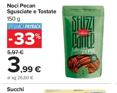 Noci Pecan Sgusciate e Tostate
