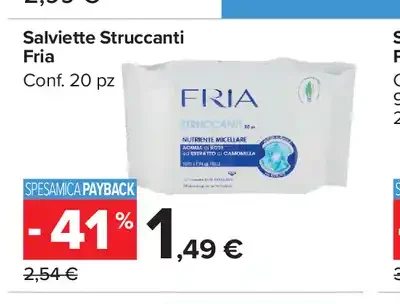 Salviette Struccanti Fria