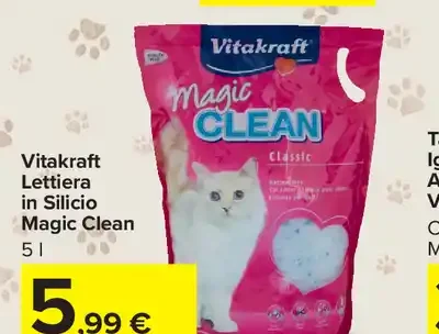 Lettiera in Silicio Magic Clean