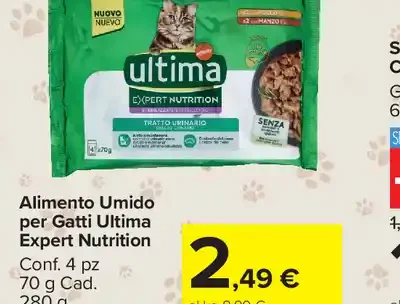 Alimento Umido per Gatti Ultima Expert Nutrition