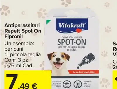 Antiparassitari Repelt Spot On Fipronil