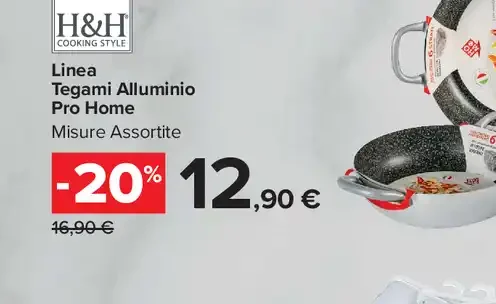 Linea Tegami Alluminio Pro Home