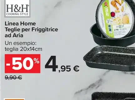 Linea Home Teglie per Friggitrice ad Aria