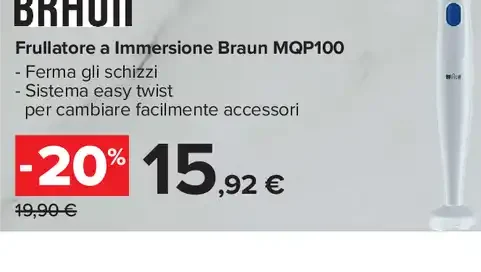 Frullatore a Immersione Braun MQP100
