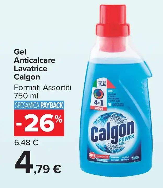 Gel anticalcare lavatrice Calgon