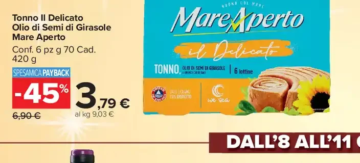 Tonno Il Delicato Mare Aperto