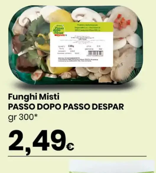 Funghi misti Passo Dopo Passo Despar