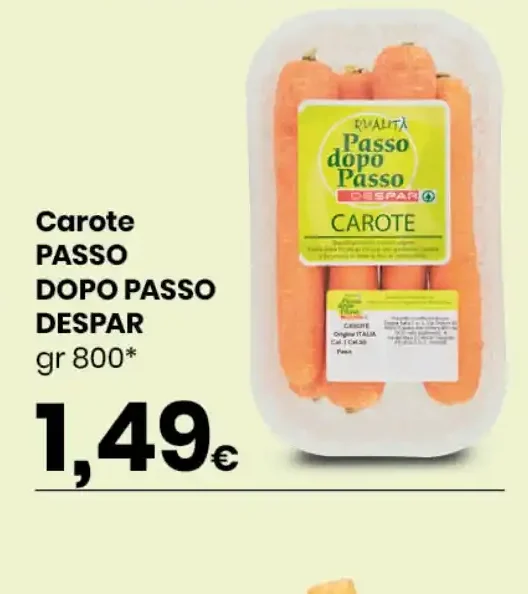 Carote Passo Dopo Passo Despar