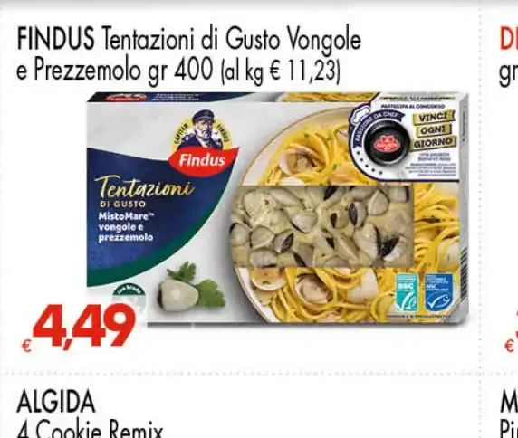Tentazioni di Gusto Vongole e Prezzemolo