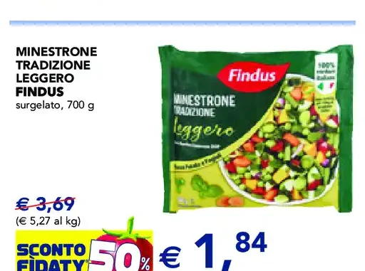 Minestrone tradizione leggero Findus