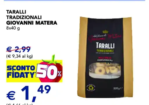 Taralli tradizionali Giovanni Matera