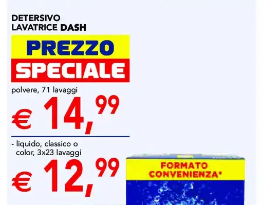 Detersivo lavatrice Dash