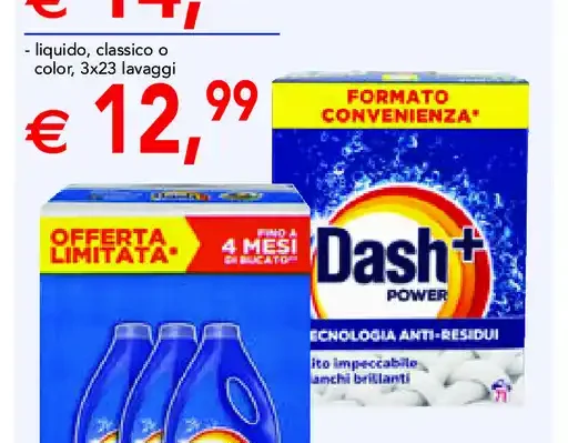 Detersivo liquido Dash
