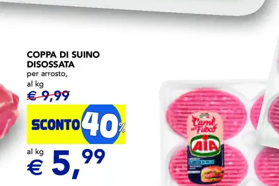 Coppa di suino disossata