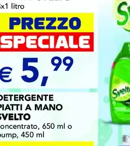 Detergente piatti a mano Svelto