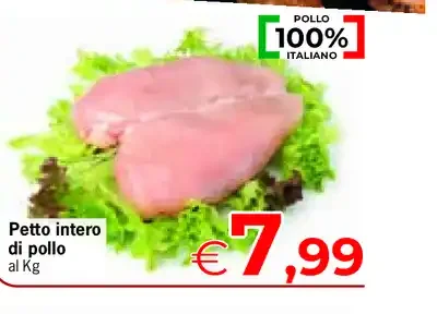 Petto intero di pollo