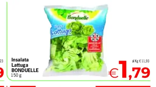 Insalata lattuga Bonduelle