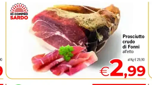 Prosciutto crudo di Fonni