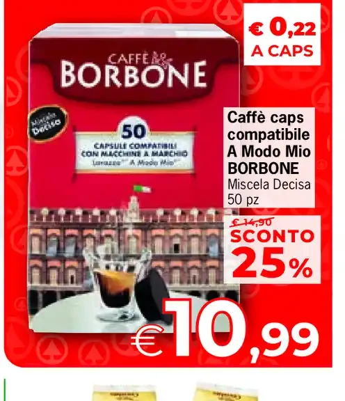 Caffè capsule compatibili A Modo Mio