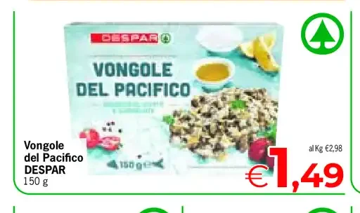 Vongole del Pacifico Despar