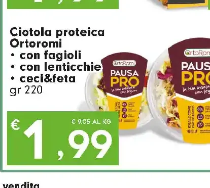 Ciotola proteica Ortoromi
