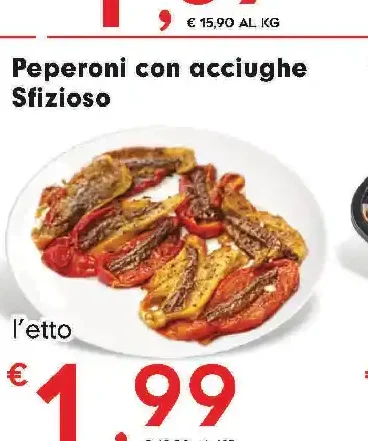 Peperoni con acciughe Sfizioso
