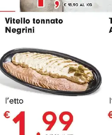 Vitello tonnato Negrini