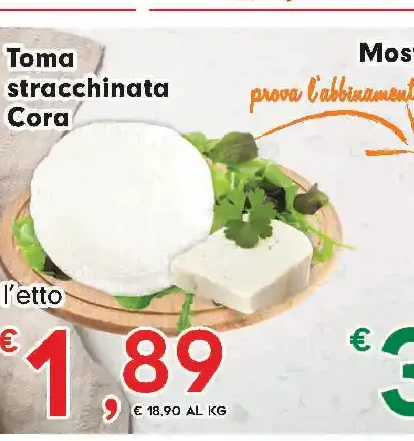 Toma stracchinata Cora