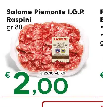 Salame Piemonte I.G.P. Raspini