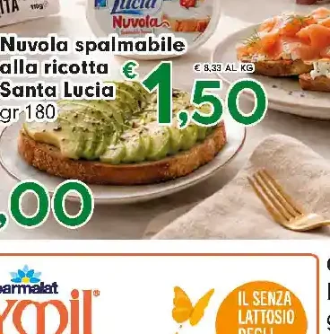 Nuvola spalmabile alla ricotta Santa Lucia