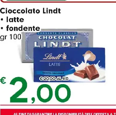 Cioccolato Lindt