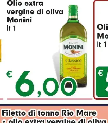 Olio extra vergine di oliva Monini