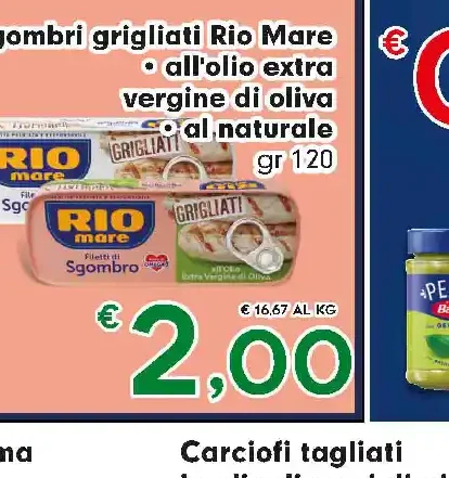 Sgombri grigliati Rio Mare