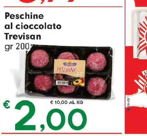 Peschine al cioccolato Trevisan
