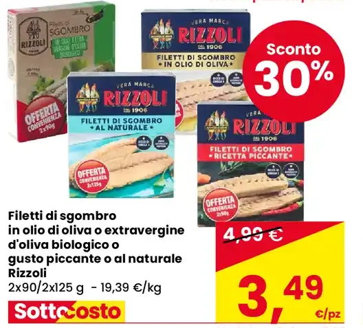 Filetti di sgombro