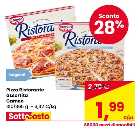 Pizza Ristorante assortita Cameo