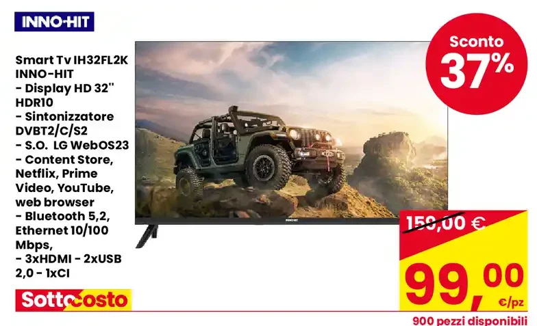 Smart TV 32 pollici Inno-Hit