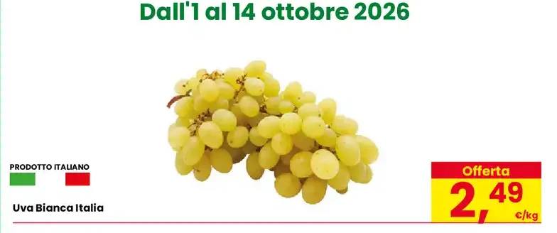 Uva bianca Italia
