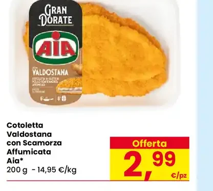 Cotoletta valdostana con scamorza affumicata