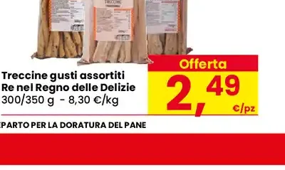 Treccine gusti assortiti