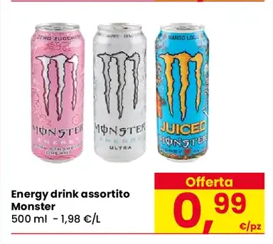 Energy drink assortito