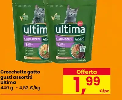 Crocchette gatto gusti assortiti Ultima