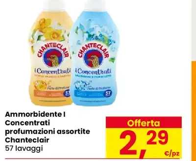 Ammorbidente concentrati profumazioni assortite Chanteclair
