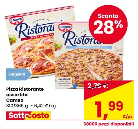 Pizza Ristorante assortita Cameo