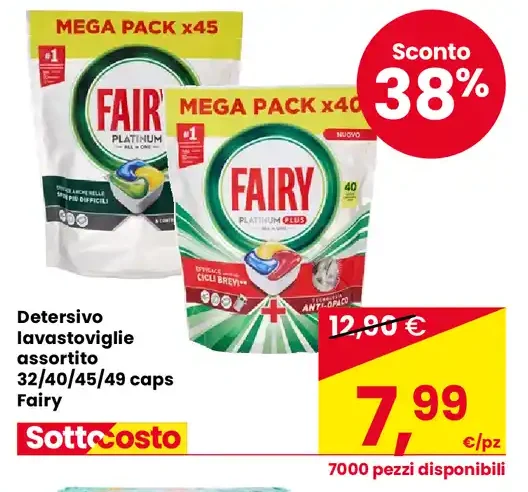 Detersivo lavastoviglie assortito Fairy