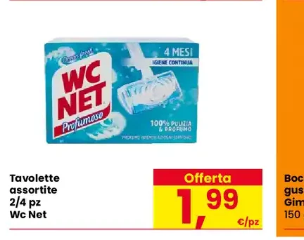 Tavolette assortite WC Net