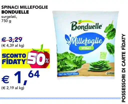 Spinaci millefoglie Bonduelle