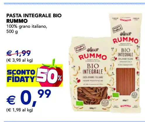 Pasta integrale bio Rummo